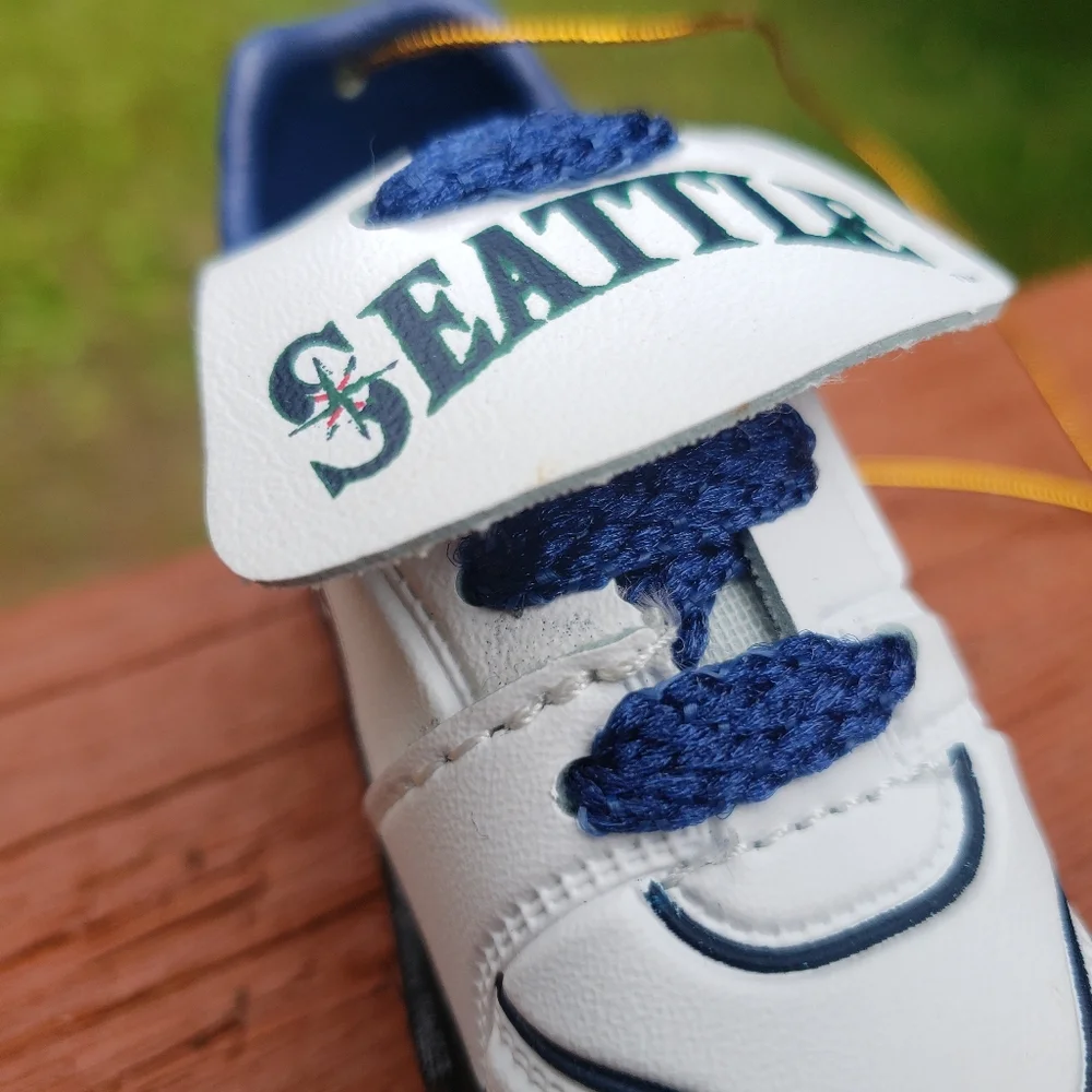 2002 Seattle Mariners Baseball Cleat Hanging Ornament